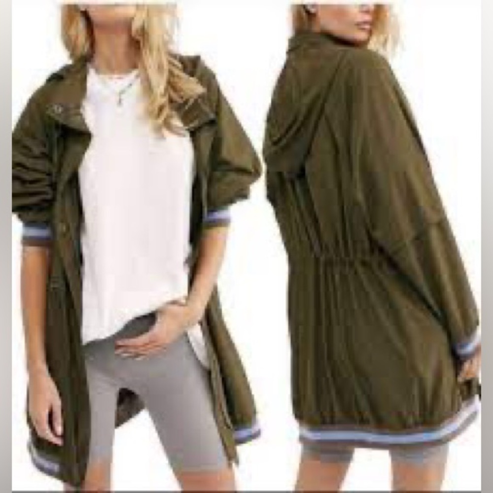 Free People Wild Sage Windbreaker NWT sz Small $148 - Picture 7 of 15